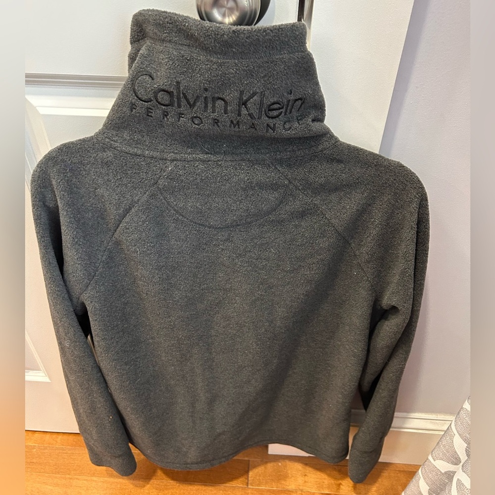 Calvin Klein Performance Charcoal Turtleneck Sweater
